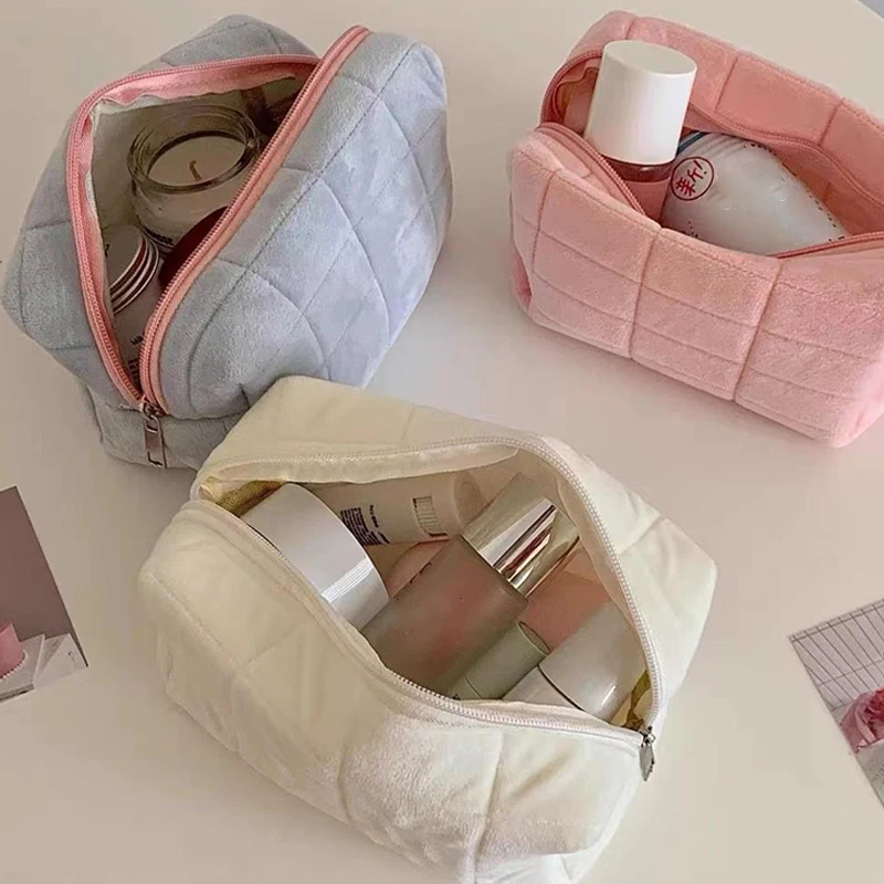 

Fashion Large Capacity Cosmetic Storage Bag Women Makeup Organizer Handbag Stationery Bag Pencil Case Pencilcase Box Supplies