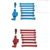 A84F-RC Car Upgrade Fixed Rod Steering Group Servo Arm Set For Wltoys 1/12 124006 12427 12427 12428 RC Car Upgrade Parts