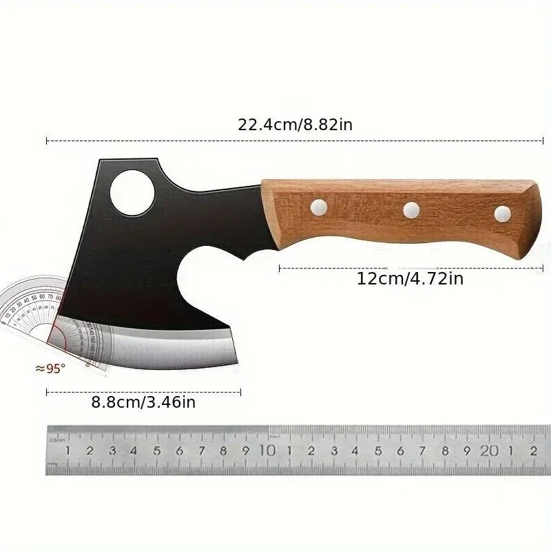 High carbon steel axe bone chopping knife household axe bone chopping knife Kan cattle bone knife