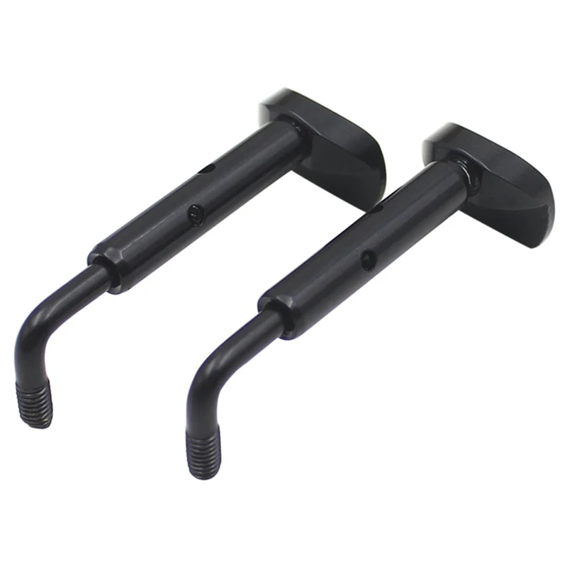 1Pair of 4/4, 3/4 Size Violin Chinrest Chin Rest Clamp Screw Black Color Detachable