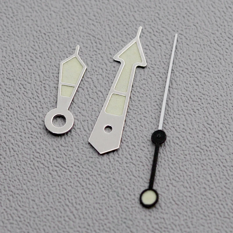 Green Luminous Watch Hands NH35 Hands Compatible with SKX007 SRPD Models, Suitable for NH35 NH36 4R35 7S26 Automatic Movements