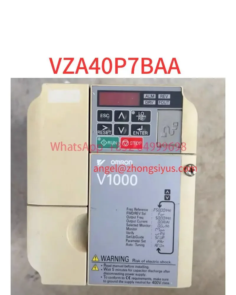 Second-hand V1000 servo frequency converter VZA40P7BAA