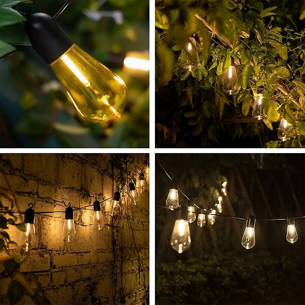 10-30 LED Solar String Light S14 Outdoor LED Garland Light Shatterproof Garden Patio Wedding Backyard Decoration IP65 Solar Lamp