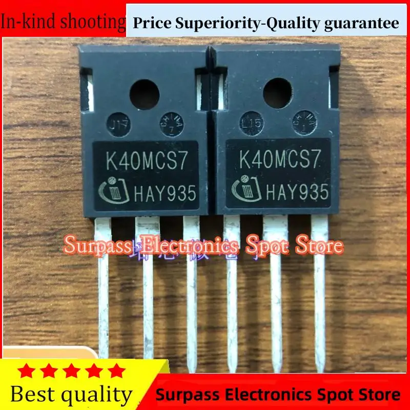 10PCS-100PCS  IKW40N120CS7  K40MCS7 TO247 1200V 40A IGBT Price Superiority-Quality guarantee