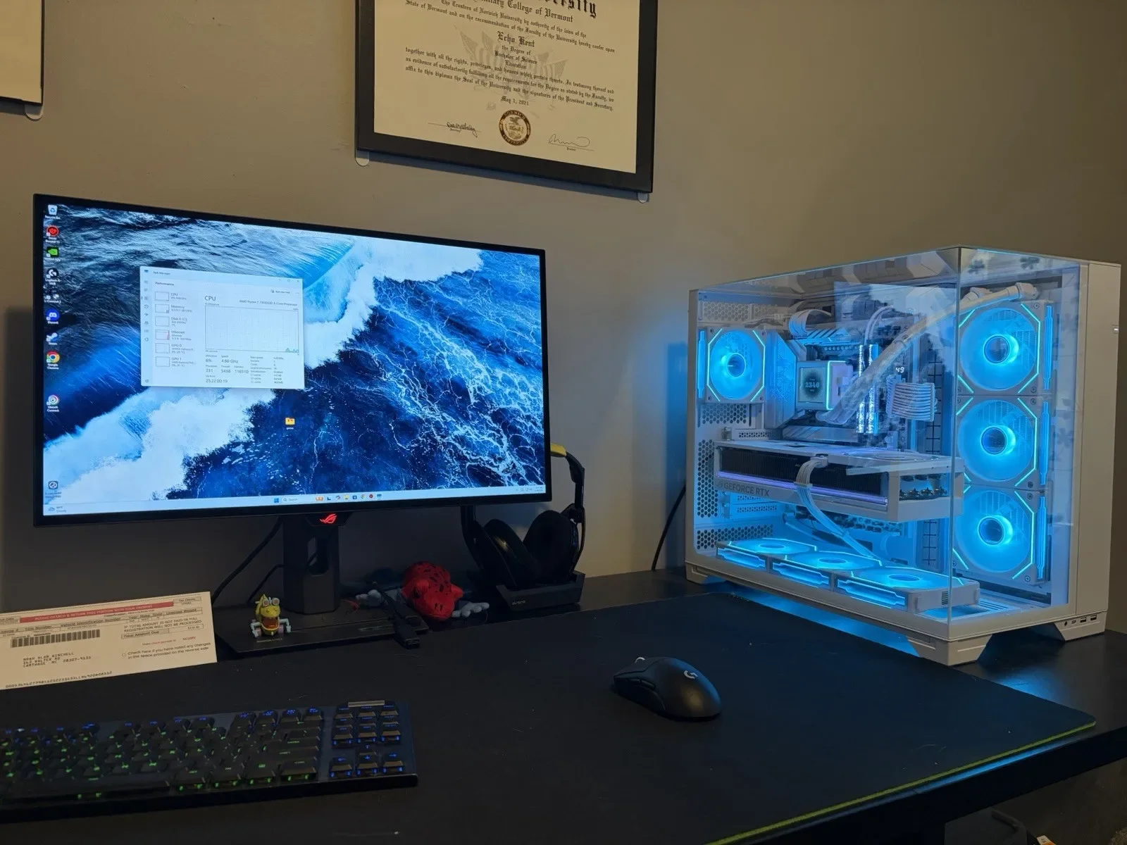 Op maat gemaakte pc Asus 5090 + Ryzen 7 7800x 3D + 32 GB Ram + 4 TB opslag