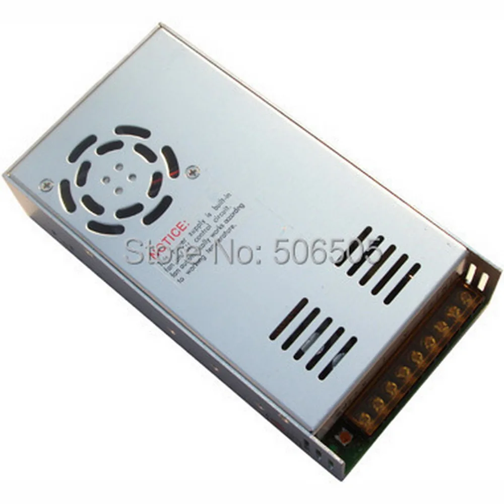 AC 110-200V To12V 30A 360W Switching Power Supply Industrial LED Lighting CCTV Power Supply With Temperature Controlled Fan