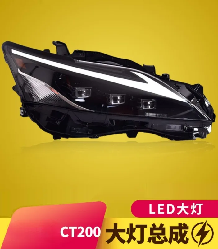 Used for CT200 headlight assembly 14-20 modified LED headlights with flowing direction and daytime running lights 1 pair