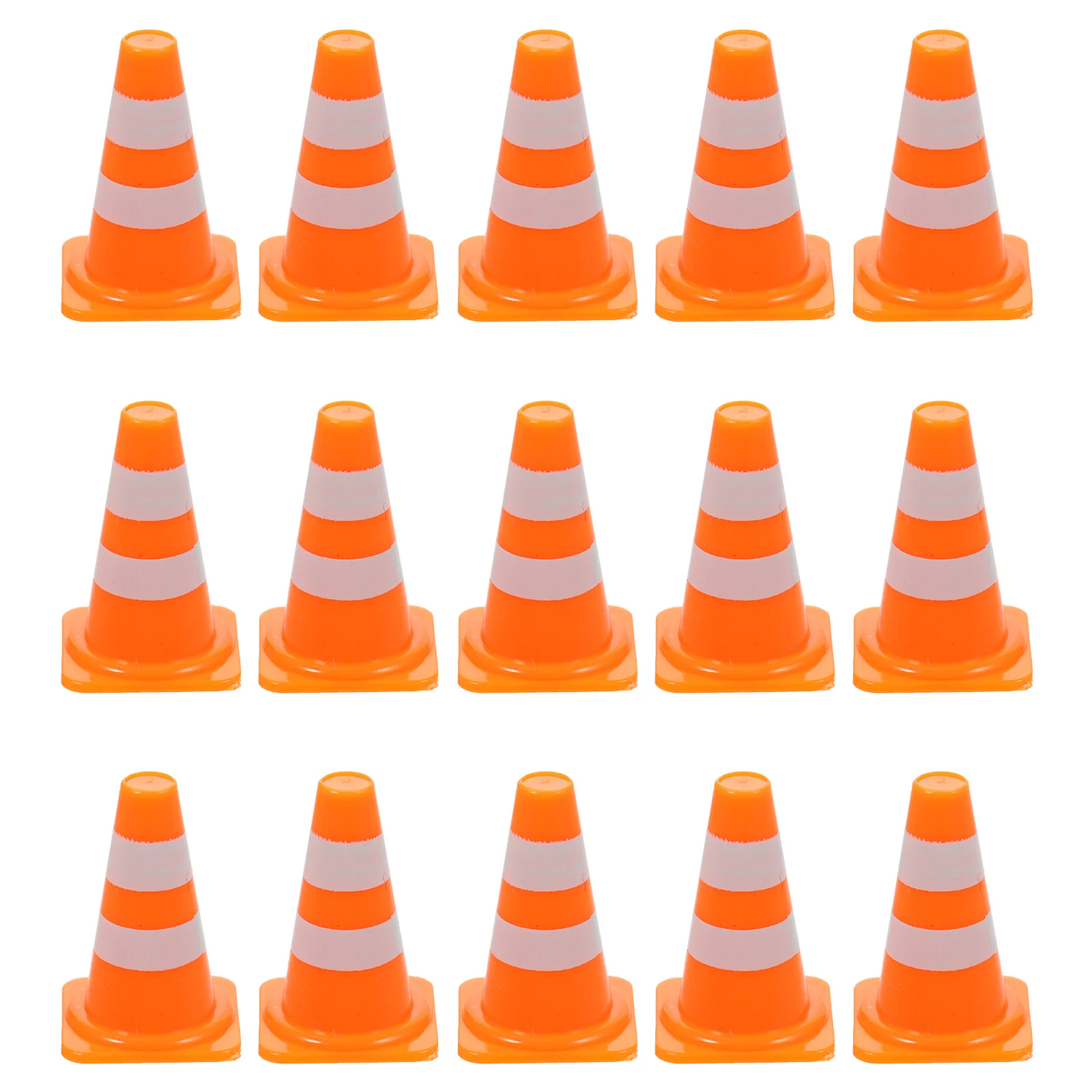 30 Pcs Mini Toys Roadblock Simulation Props Aldut Barricades Signs Plastic Construction Traffic Child