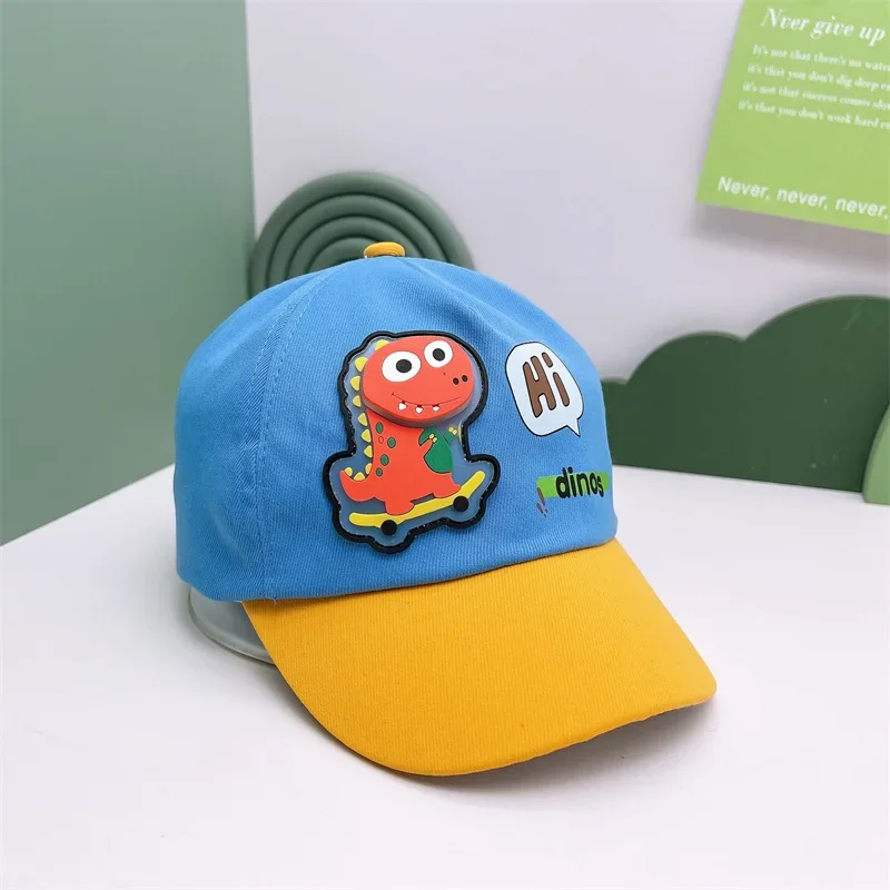 Children\'s Kids Baseball Cap for Girl Boy Spring Summer Baby Sun Hat Cute Cartoon Animals Dinosaur Toddler Caps