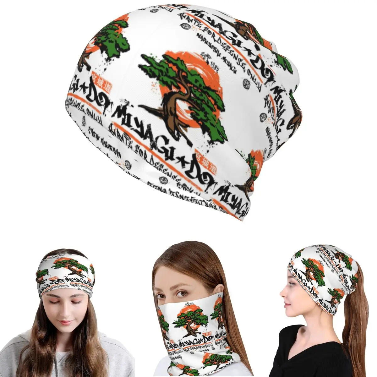 

Miyagi Do Karate Bandana Neck Gaiter Wrap Scarf Multifunction Face Mask Beanies Hat Unisex Adult Winter