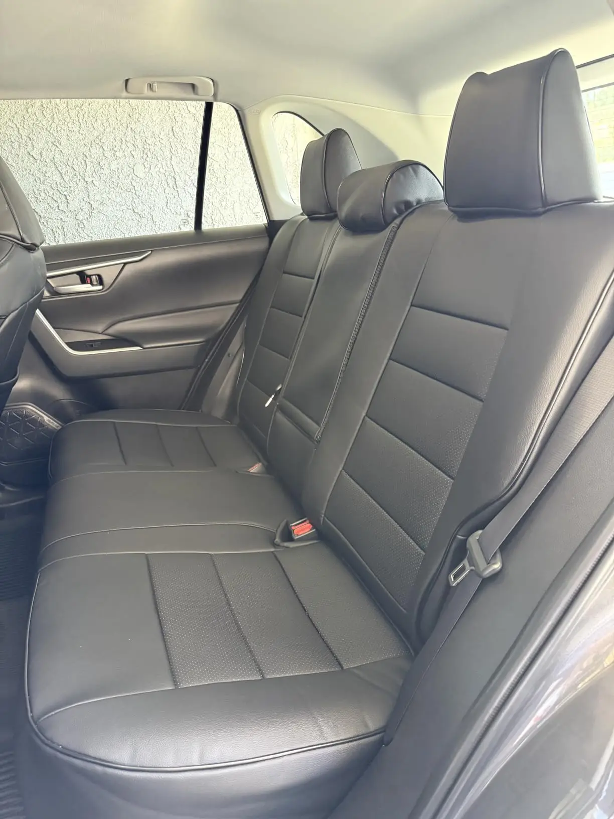 Rav4 Car Seat Covers Custom Fit for Toyota Rav4 2019-2025 LE/XLE Premium/Limited Full Set Waterproof Faux Leather Car Seat Cover Protect for SUV