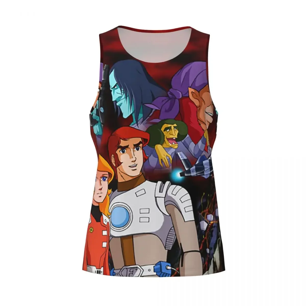 Quick Dry Comet Crew Accessories Captain Future 4 Gym Tank Muscle Sleeveless Shirt Bodybuilding Breathable Vest