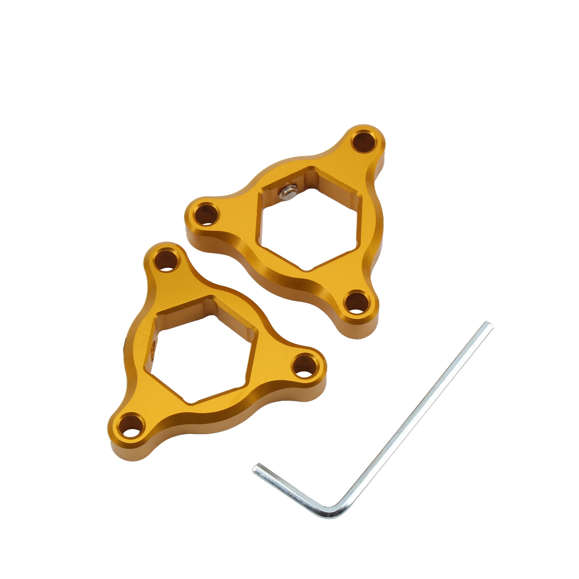 1 Paar Motorrad CNC-Federgabel-Vorspannungseinsteller 14mm 17mm für Yamaha MT-09 YZF R6 Suzuki Kawasaki Ducati – Detail 4