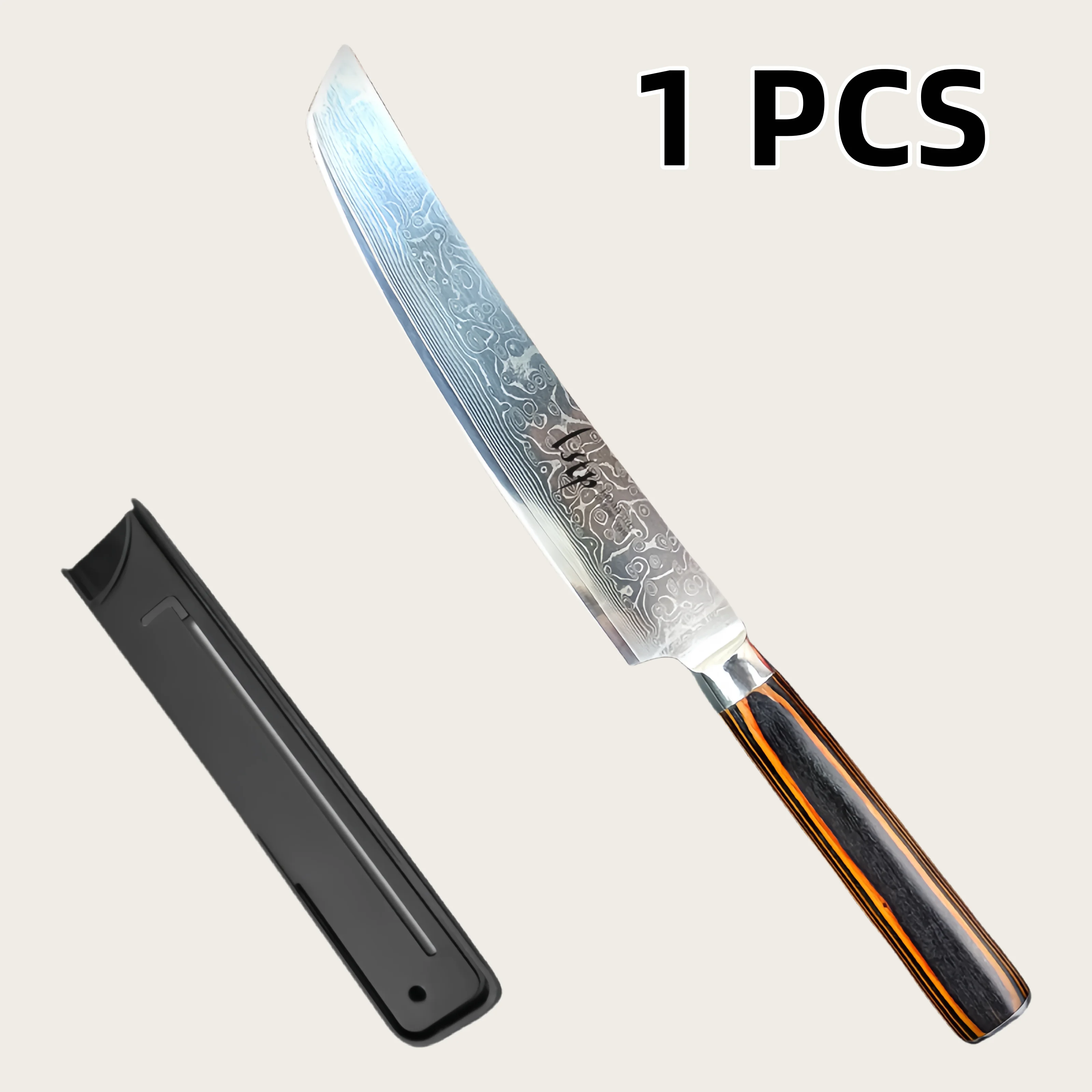 67-Lagiges Damaszener Stahl Japanisches Kochmesser, Einteilig Geschmiedet, Langlebig Scharf, Fisch-Sushi-Schneidemesser, Filetiermesser, Koch- und Schneidewerkzeuge