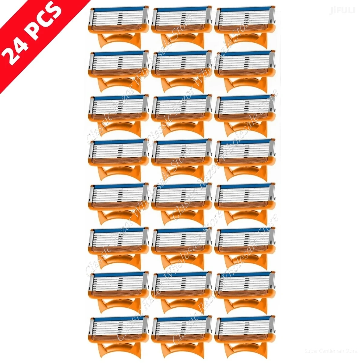 5 lâminas de barbear substituição segurança manual máquina barbear lâmina lâminas aço inoxidável à prova dwaterproof água terno para fusão5