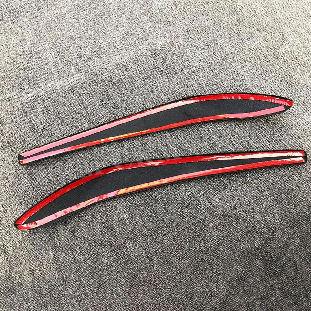 

CKMUUER for BMW X3 X4 F25 F26 2014 - 2017 Carbon Fiber Car Front Headlamp Eyebrow Sticker Headlight Eyelid Cover Trim Trims