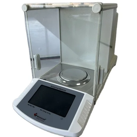 

0.01mg analytical balance 0.0001g laboratory digital weighing scale with RS232 touch screen