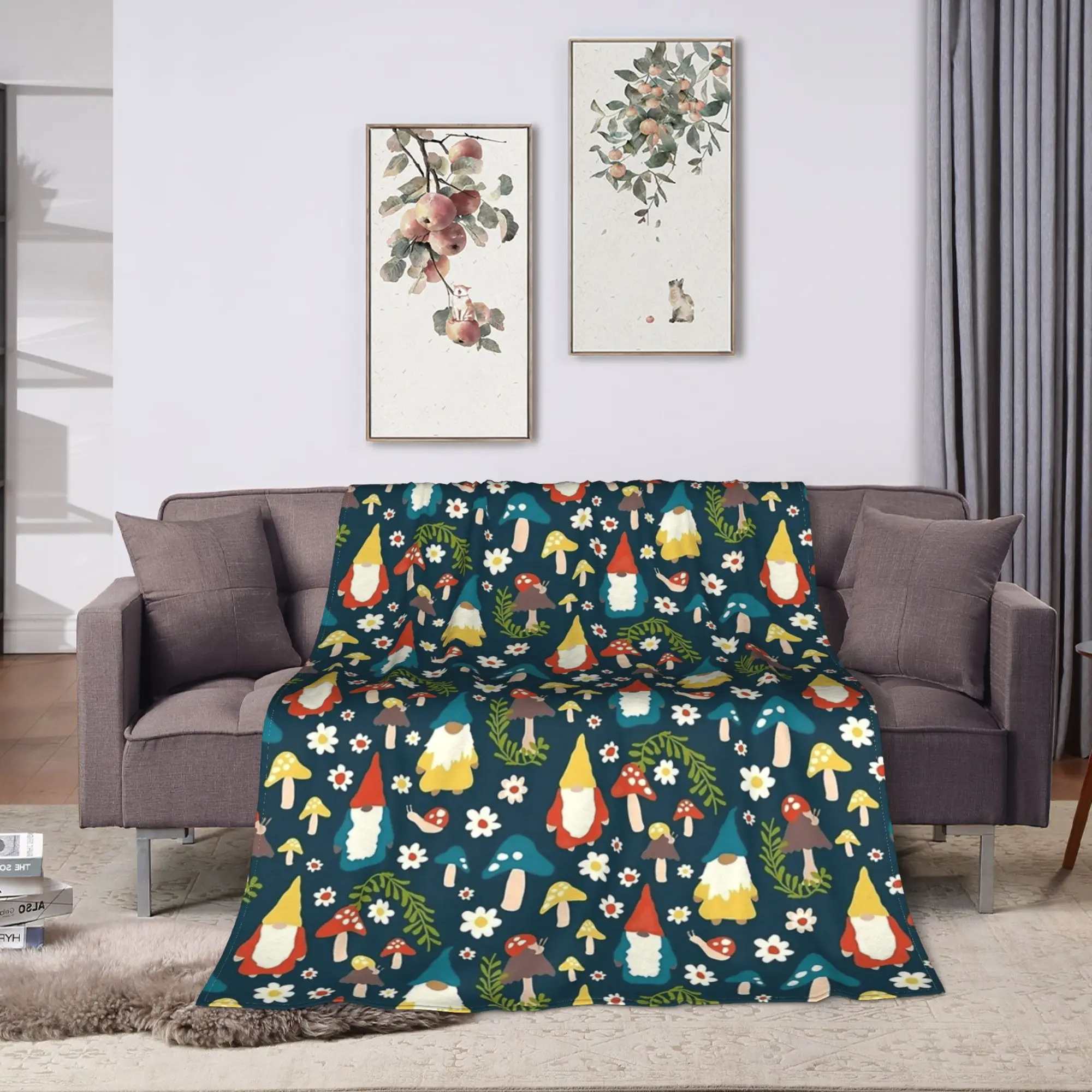 Christmas Elfe Gnome One Like You in Midnight Soft Warm Blanket Boy Girl Plush Bedding Throws Flannel Bedspread Sofa Bed Cover