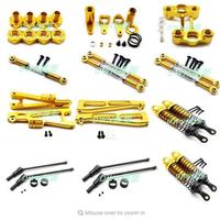 JLB Racing CHEETAH 1/10 Brushless RC Car spare parts Metal upgraded drive shaft Swing arm adapter shock absorber pull rod