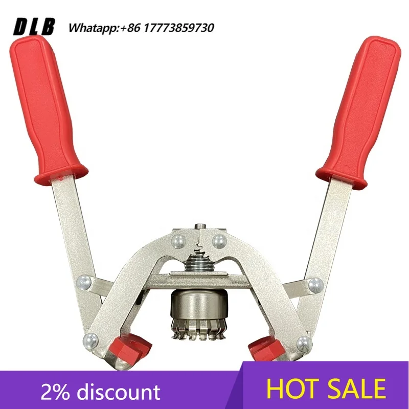 DLB for Manual Beer Bottle Capper Twin Lever Hand Ring Pull Capper Bottle Sealer for Home Brew Beer Making