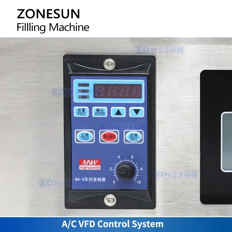 ZONESUN ZS-RPW35L منضدية مضخة الفص الدوارة معدات تعبئة الوزن وآلة التعبئة صافي الوزن حشو الوزن نظام تعبئة الوزن