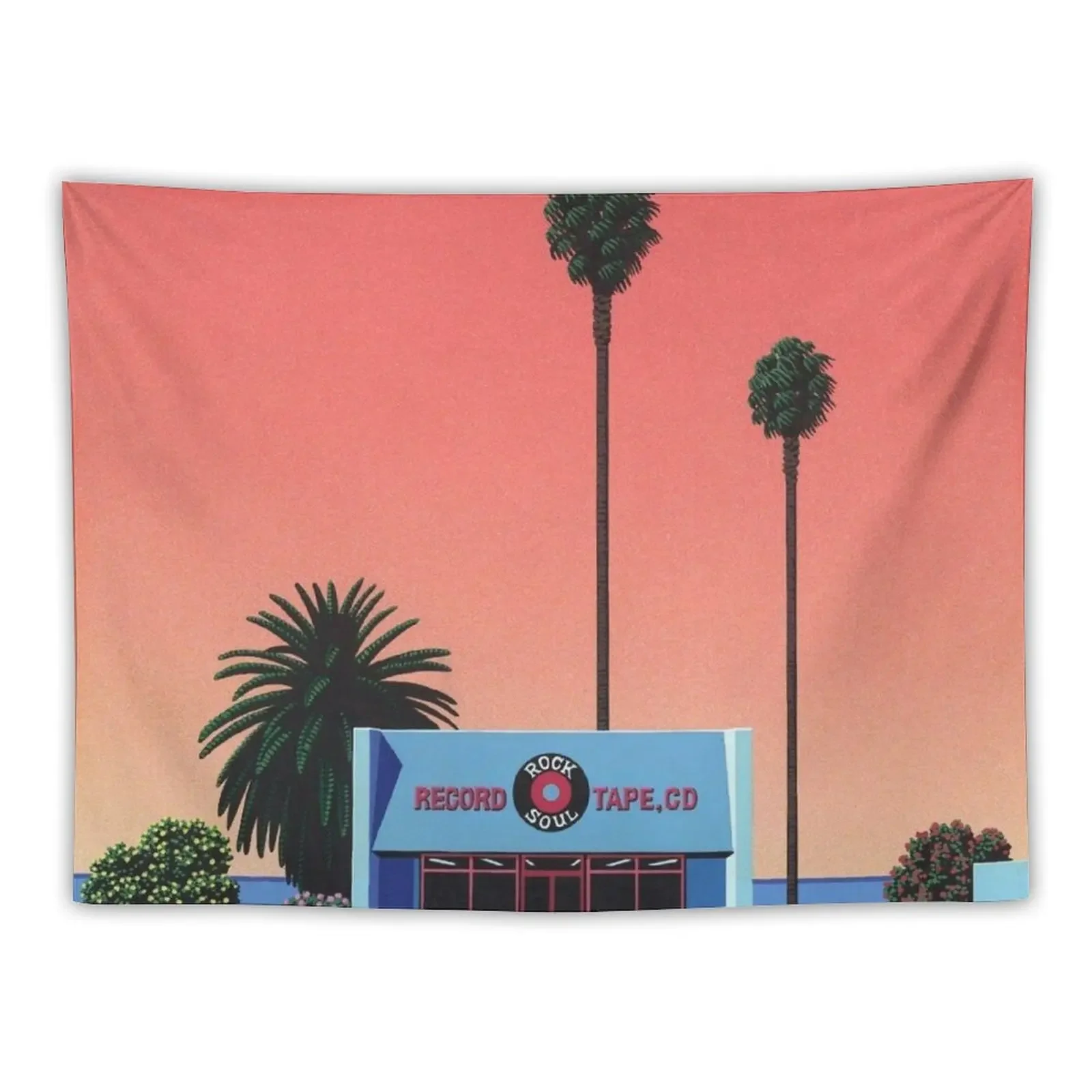 Hiroshi nagai abstract, vaporwave pattern, Hiroshi nagai art Tapestry Wall Decor Hanging Wall Deco Cute Room Things Tapestry