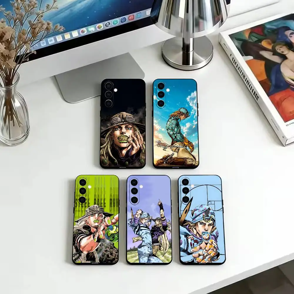 JOJO G-Gyro Z-Zeppeli  Phone Case For Samsung Galaxy A73,A72,A71,A70,A53,A52,A51,Others Soft Black Cover