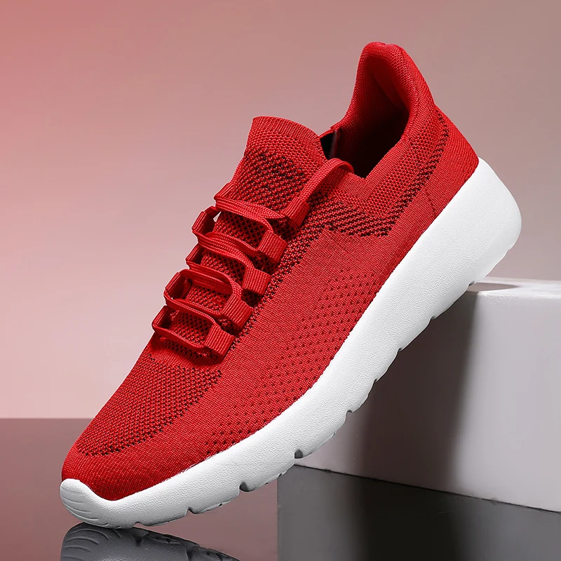 Outdoor Sportschoenen Lage Casual Schoenen Dames Heren Sneakers Marathon Loopschoenen Mesh Zapatillas De Deporte EU35-46