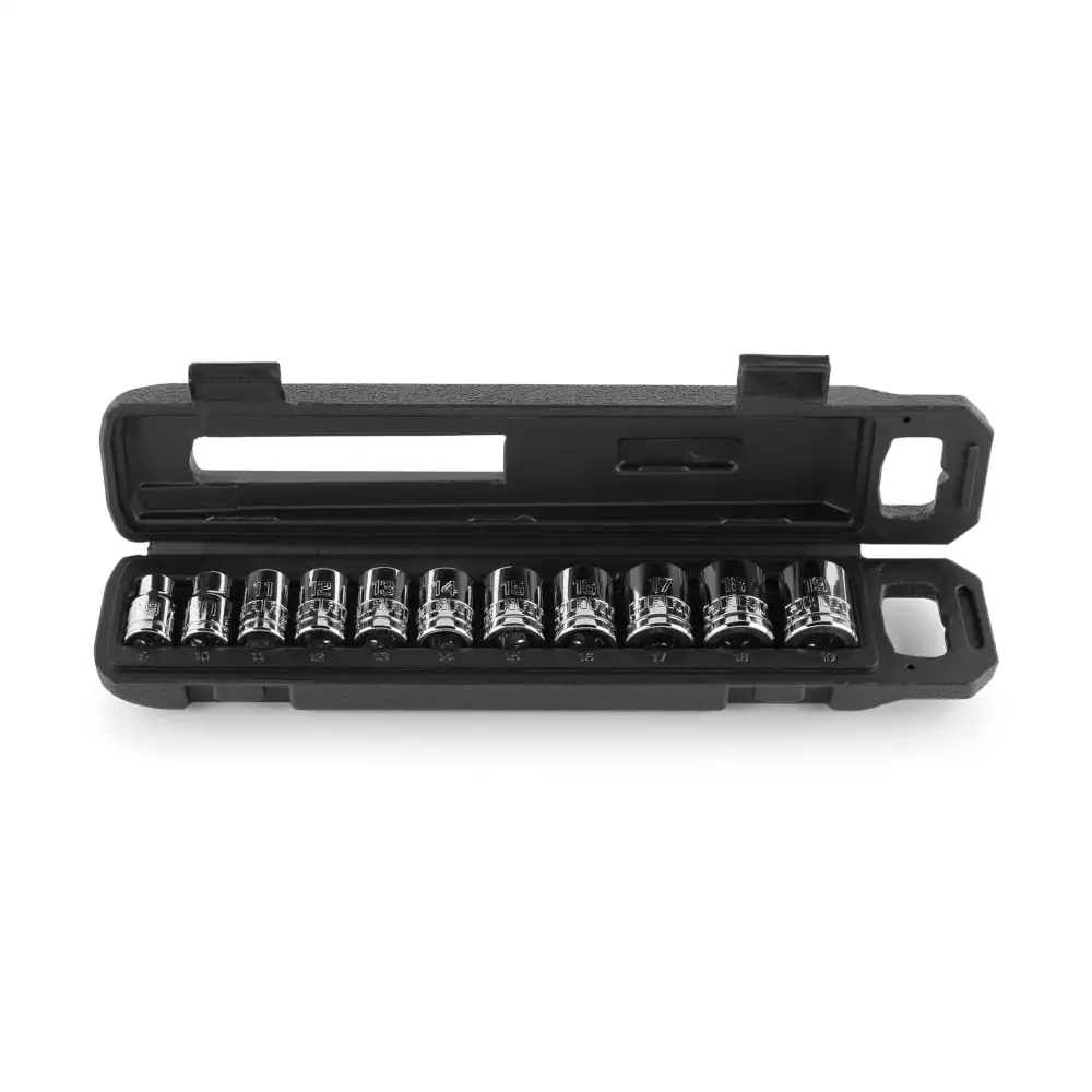 

11-Piece 3/8" Standard Socket Set Standard Metric Sockets