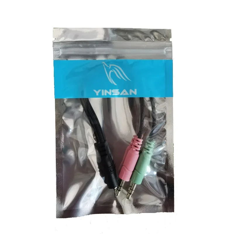 Divisor de auriculares de 3,5mm, Cable auxiliar de Audio para G2000, G9000, Conector de auriculares para juegos, adaptador divisor de 3,5mm para PC, ordenador portátil, PS4