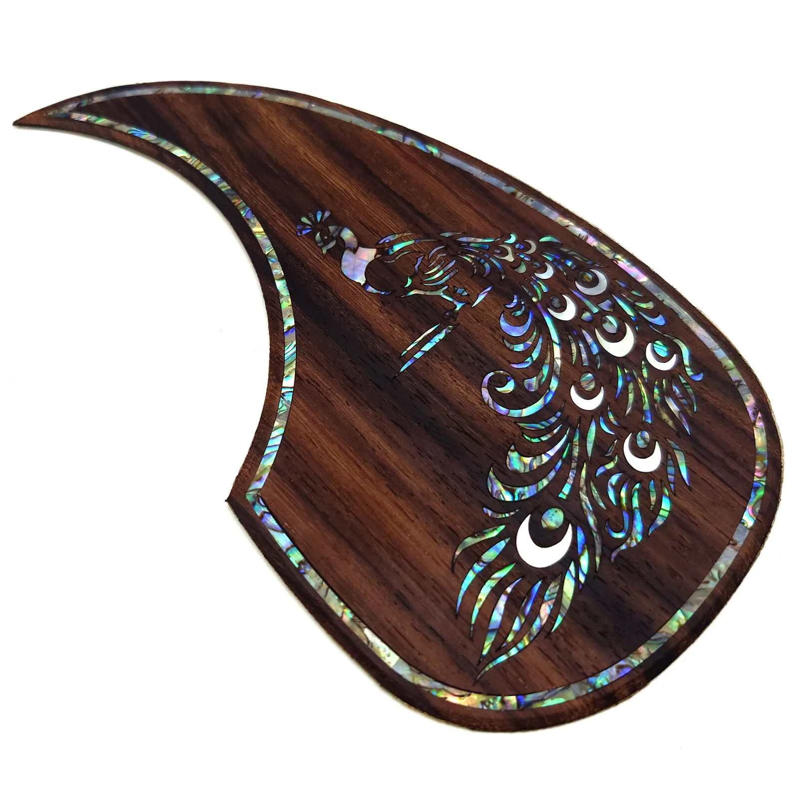 

Накладка для акустической гитары из цельного дерева с инкрустацией цветком морского ушка для гитары типа D