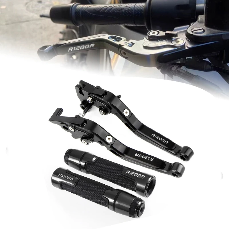 

Fit For R1200R 2006-2014 R 1200R 2013 2012 2011 Motorcycle CNC Aluminum 6-Stage Short Brake Lever Clutch lever Handle Hand Grips