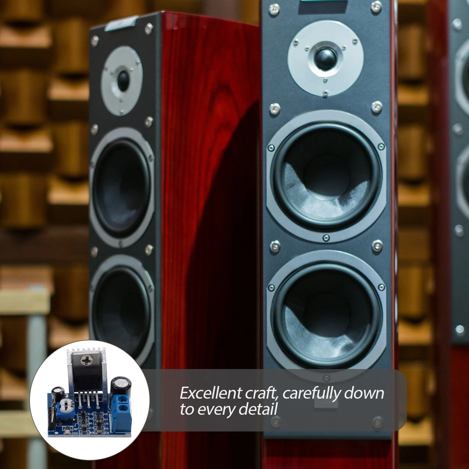 18 واط جهاز تضخيم الصوت مجلس الطاقة مضخم الصوت وحدة DIY بها بنفسك مكبر الصوت مشاريع الترا منخفضة التردد ستيريو الصوت الرقمي أمبير