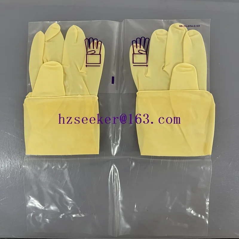 Ansell Kimberly-Clark Kimtech ™ Luva específica para sala limpa G3 látex 12 polegadas (1 par) com punho frisado ISO4 30 cm de comprimento