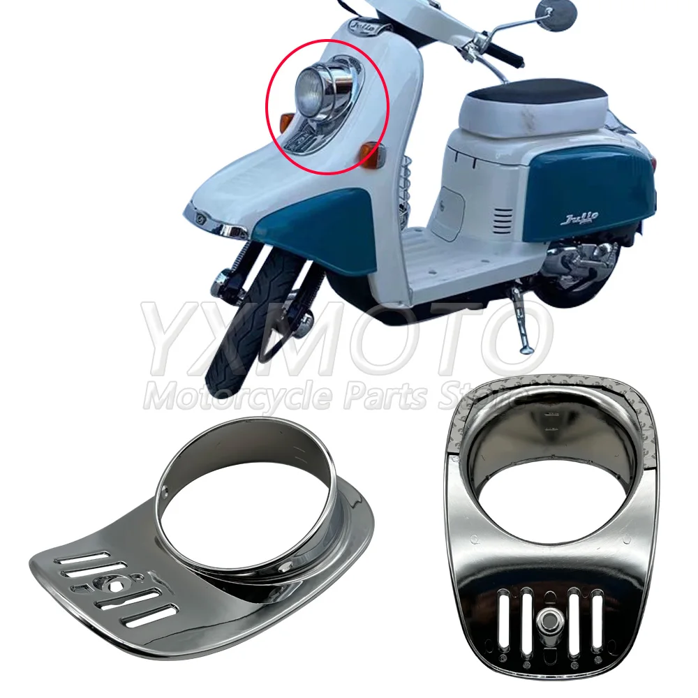 

motorcycle scooter chrome headlight decoration cover headlamp cover fit for DIO AF52 Julio