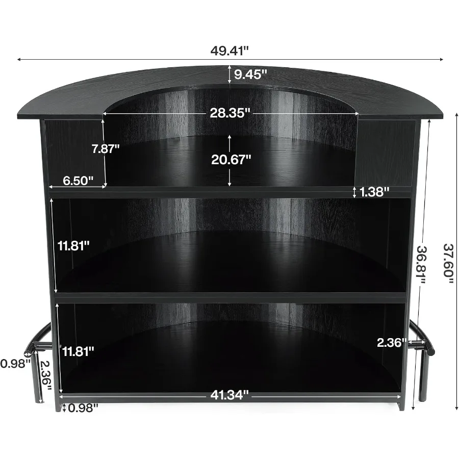 4-Tier Bar Table, 37.6