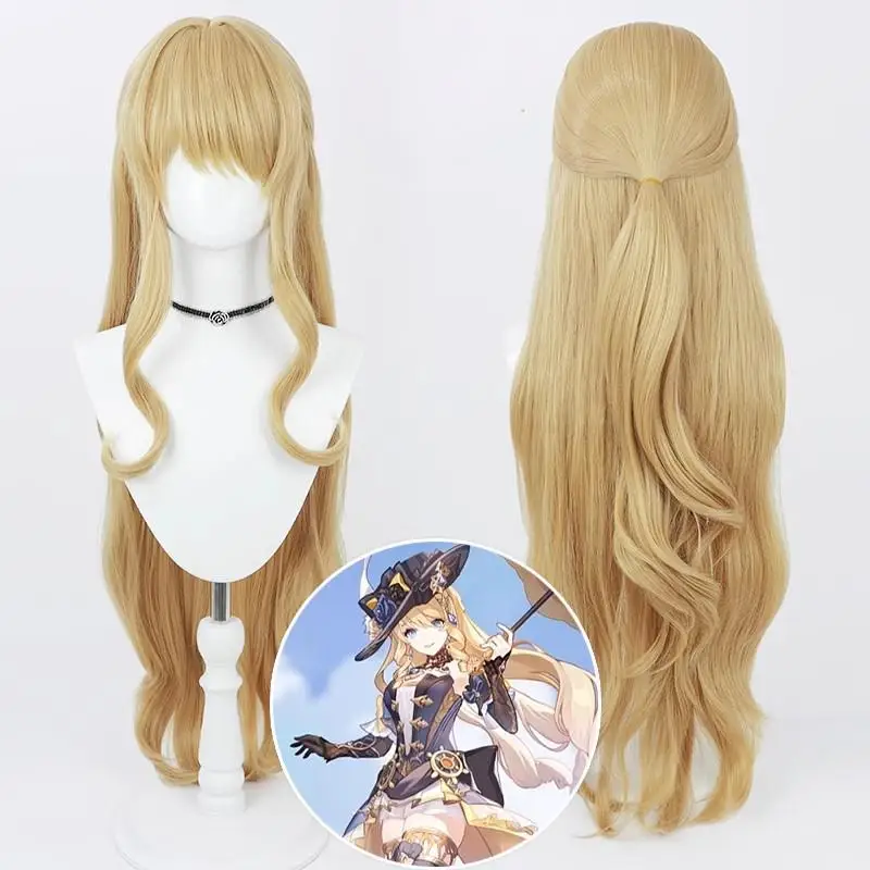 

Heat Resistant fiber wigs Cosplay Wig for Genshin Impact Navia Caspar