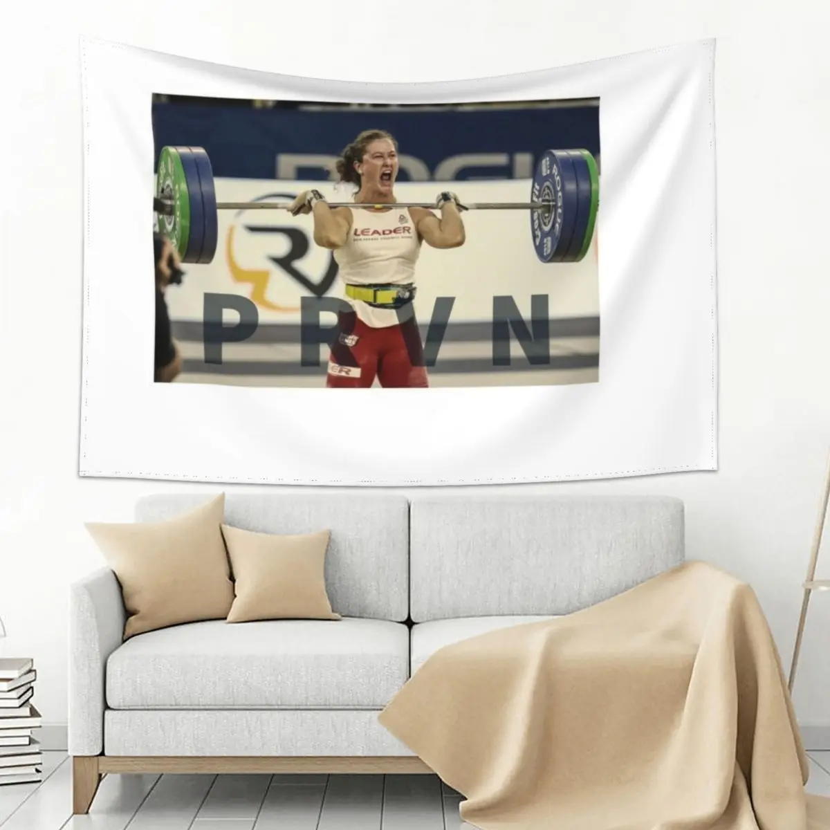 

Tia-Clair Toomey - CrossFit - Proven - PRVN Greatest of All Time GOAT Color Tapestry Room Decorator Home Supplies Tapestry