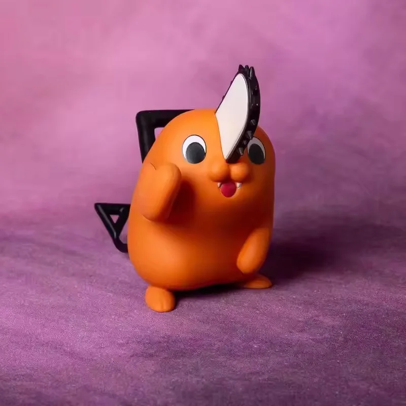 8cm motosserra anime figura pochita ornamento portátil modelo estatueta de energia para colecionadores adultos brinquedos presentes