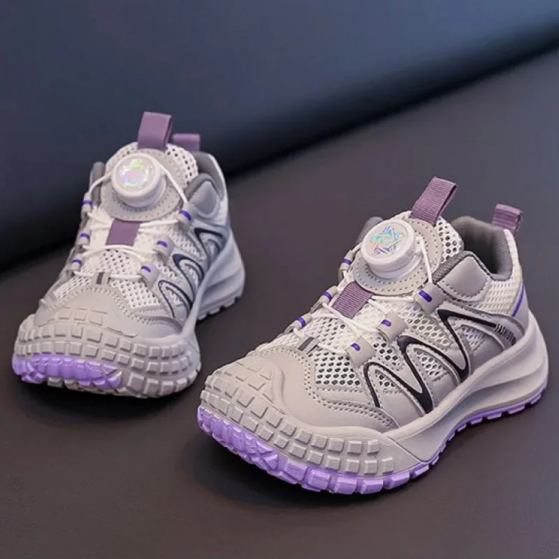 

Спортивная обувь из искусственной кожи для детей, модные кроссовки для подростков, нескользящие, дышащие, для мальчиков и девочек, для бега.