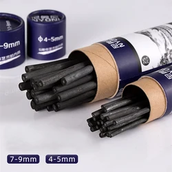 25Pcs Willow Charcoal Stick Design Sketch Black Fine Bar Carbon Stick φ4-5MM φ7-9MM For Extra Thick Painting Art Supplies
