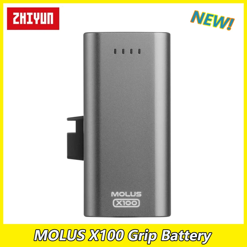 

ZHIYUN MOLUS X100 Grip Battery 15600 мАч USB Type-C DC с поддержкой быстрой зарядки PD для фотографий