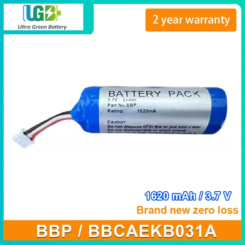 

UGB New Battery For B&L-beta WL-B1 BBP BBCAEKB031A 3.7V 1620mAh 2PCS