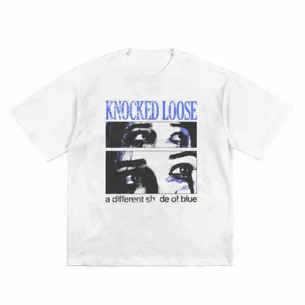 Knocked Loose A Different Shade Of Blue Short Sleeve Tee 100% Cotton T-Shirt