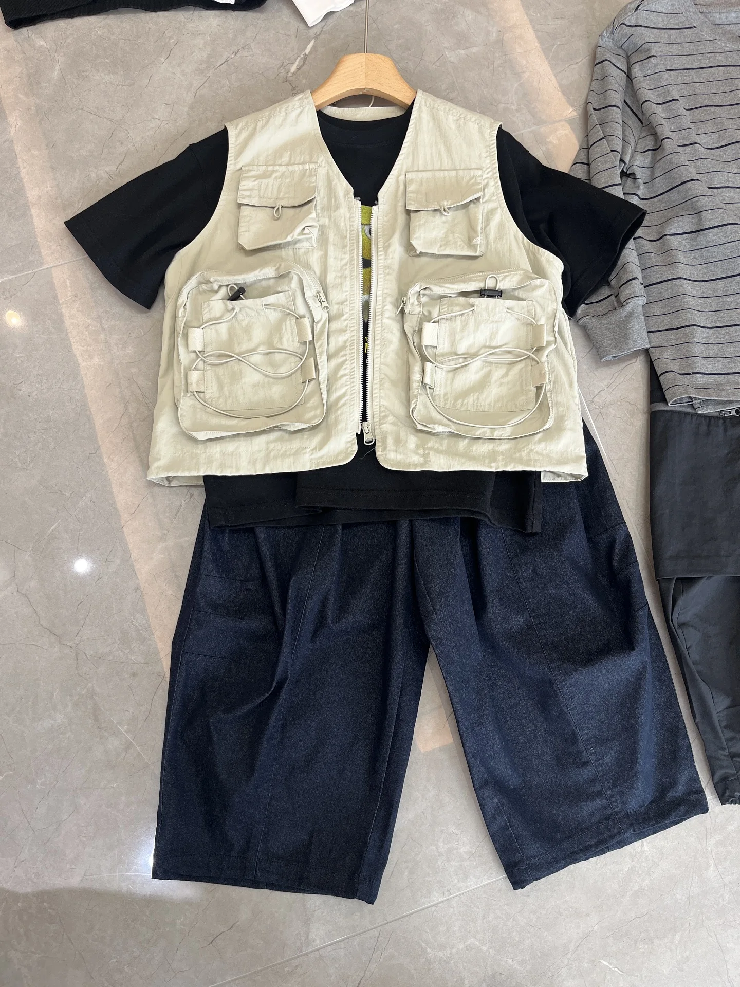 nuovo-gilet-da-lavoro-primaverile-per-uomo-e-bambino-2025-design-con-tasche-giacca-in-stile-giapponese-per-ragazzi-di-taglia-media-e-grande-100-cotone