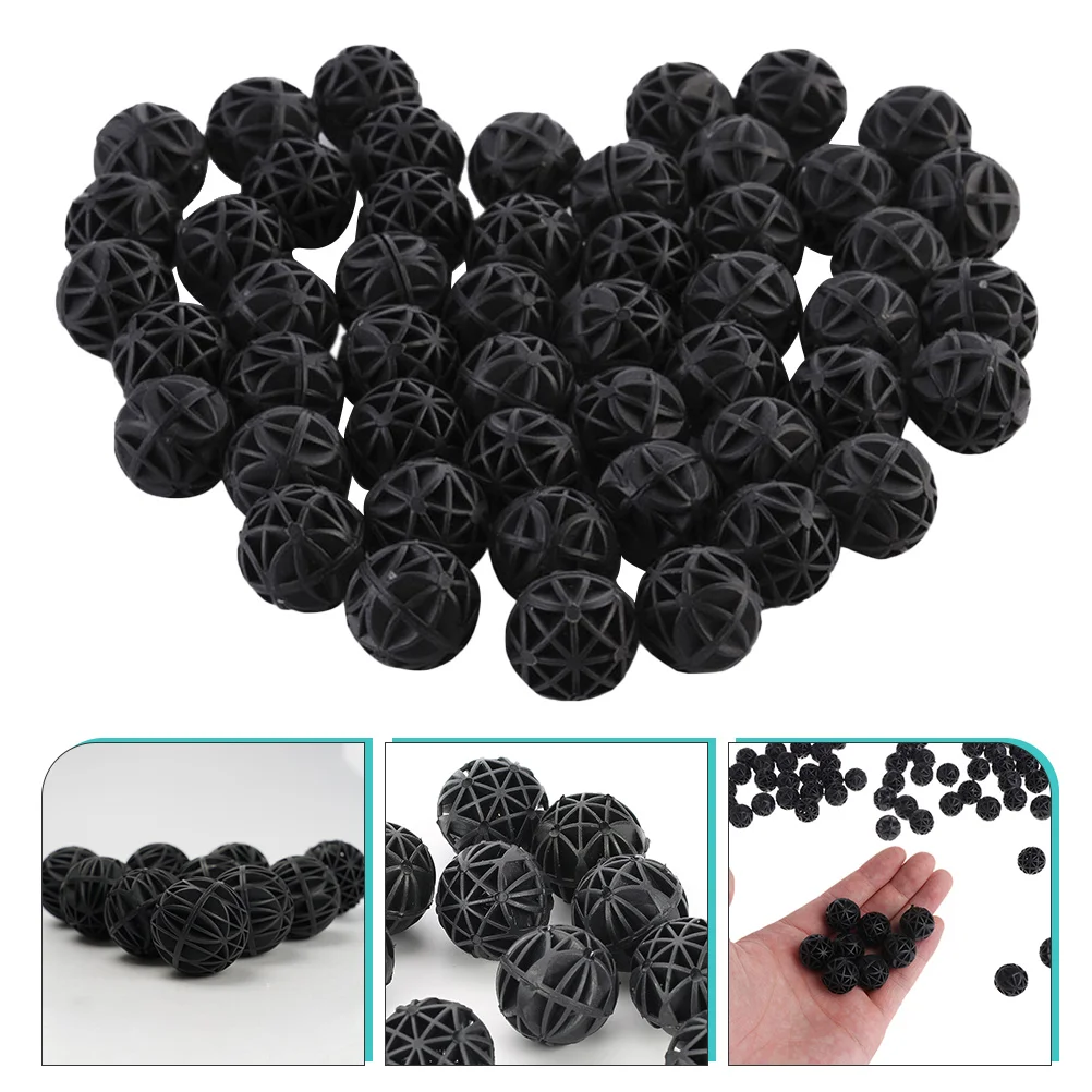 

200 Pcs Aquarium Filter Bio Balls Media Biological Filtration Fish Tank Biofilters Plastic Bio-ball