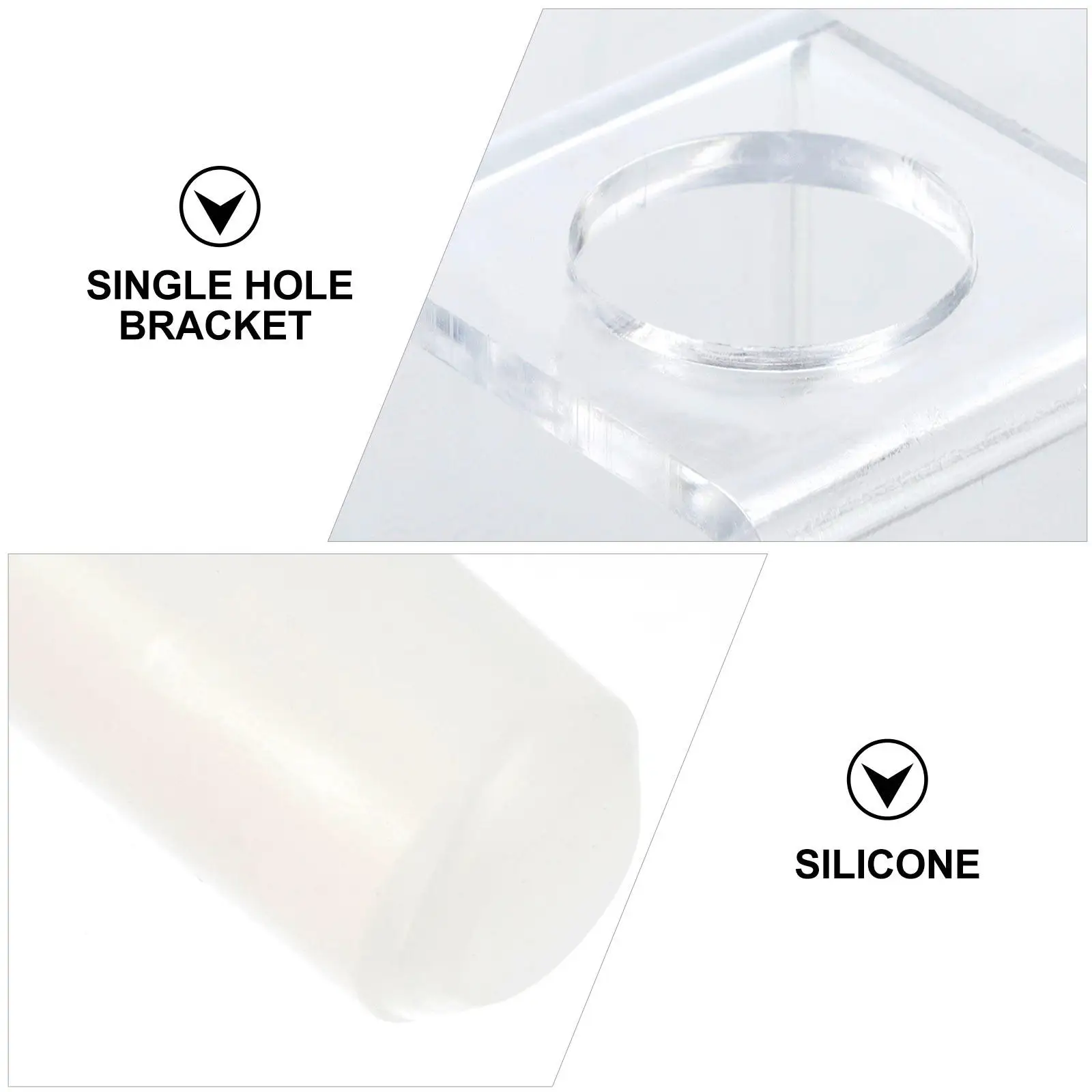 2Sets Lipstick Mold Stand DIY Siliconen Mal Lippenbalsem Maken Tool Kit voor Zelfgemaakte Lipstick Craft Accessoires Make-up Opslag