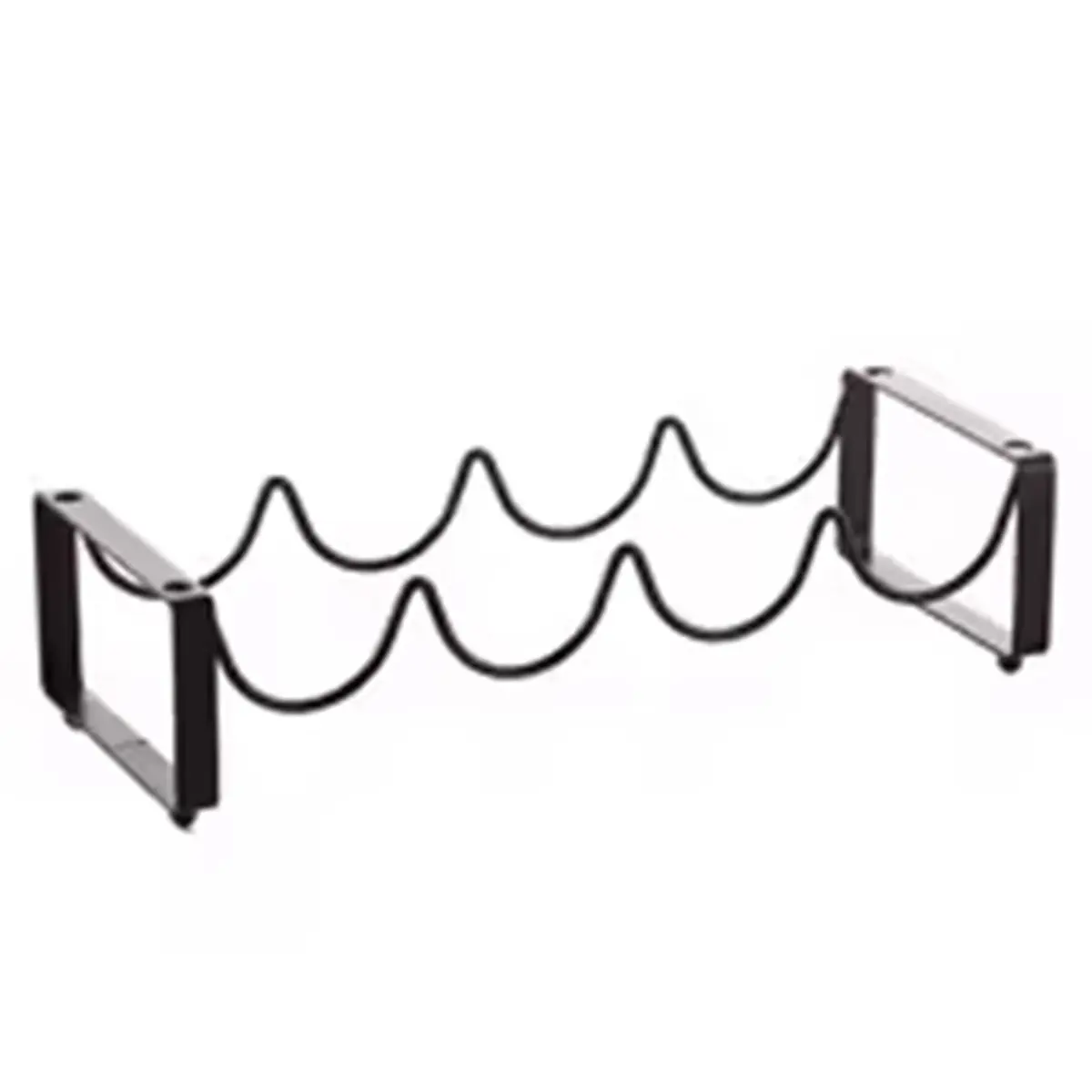 COFA Wrought Iron Wine Bottle Rack Free Standing Stackable 4 Bottles Wine Storage Holders for Holiday Birthday Anniversary B