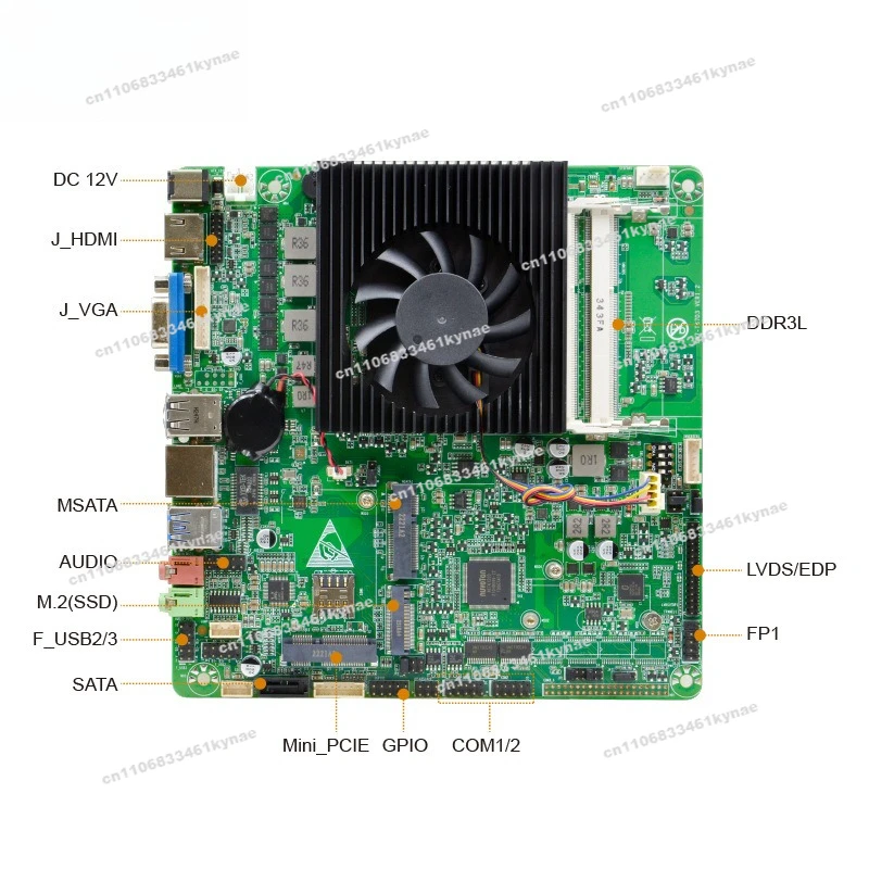 Suitable for GH7 Mini ITX Industrial Control Main Board Single Network Port 2 String Industrial All-in-one Machine X86