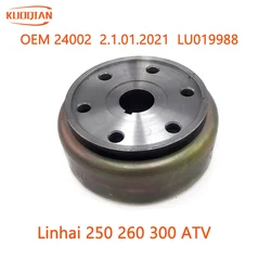 FLYWHEEL ROTOR ASSY MAGNETO COIL COVER fit for LINHAI MAJESTY YP250 250 260 300 ATV QUAD GO KART 24002